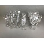 Thomas Webb crystal glasses-Royal yacht pattern & other glasses