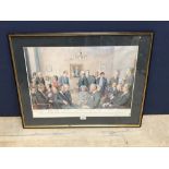 Signed print of Andrew Festing painting of HM Queen Elizabeth celebrating the Anniversary in 1989 of