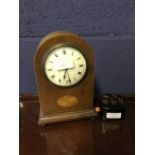 Edwardian desk clock & lacquer box