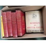 Selection of books by Winston Churchill, a short history on The English People by JR Green (vol 4)