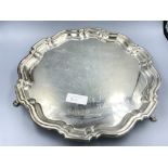 Hallmarked presentation salver 16 ozt