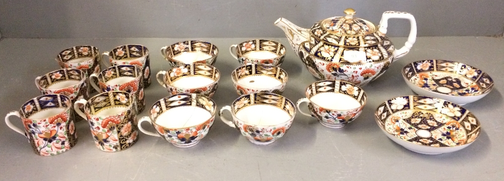 Selection of Royal Crown Derby Imari pattern tea & coffee ware
