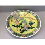 Large 41 cm dia Chinese charger (damaged)
