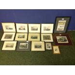 Collection of 15 sundry prints