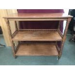 Oak 2 tier buffet 122 x 49 x 109 cm