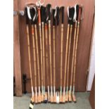 Qty of polo sticks 51/52/53s approx 14
