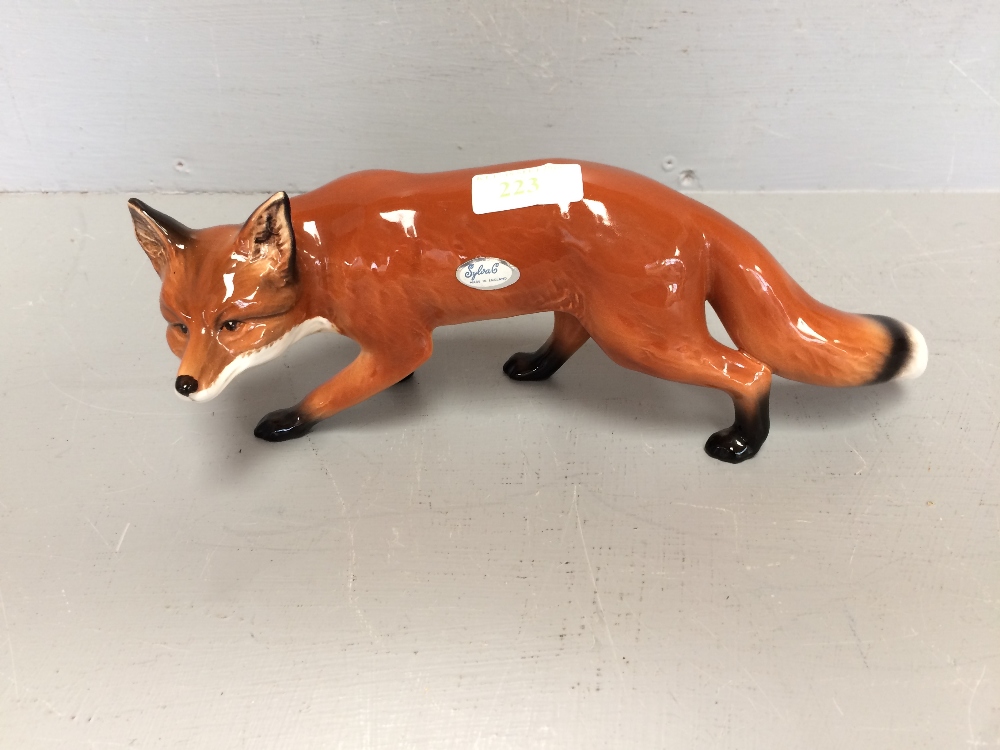 1960s Sylvac pottery fox