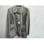 2 Piece yellow ladies suit & 3 piece ladies suit (grey checked) with light grey trousers & short