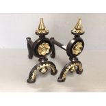 Pair of Victorian fire dogs