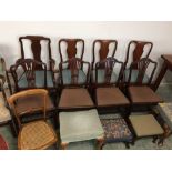 Qty of various dining & other chairs & stools (approx 16)