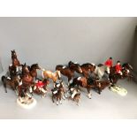 Qty of Beswick & other horses