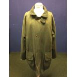 Chrysalis water proof mens tweed shooting coat size XL