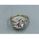 14ct cubic zirconia ring size U