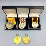 3 Reproduction military medals to include Indian mutiny (1st war of Independence) with Delhi bar,