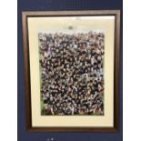 Photographic collage 'The Heythrop Hunt 2004-2007 60 x 45 cm framed & glazed