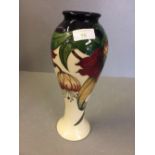 Moorcroft baluster vase Anna Lily pattern, designed by Nicola Slaney & dated 1998 28.5 cm
