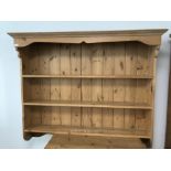 Pine hanging bookshelf 118 cm