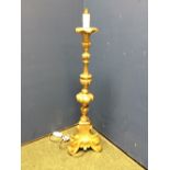 Large Georgian gilded lamp