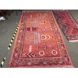 Antique Samarkand rug 2.72 X 1.50m