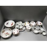 Large quantity of Royal Worcester 'Evesham & Evesham Vale' china including a dinner & tea service