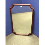 Mahogany mirror