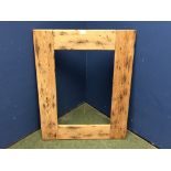 Large beech wood picture frame