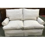 Good quality small sofa by MULTIYORK with seat & back cushions 165 cm