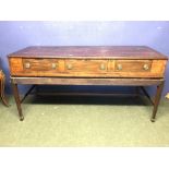 Mahogany 3 drawer sideboard (converted spinet)