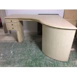 Painted office desk