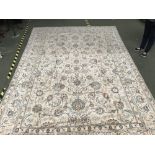 Fine Persian Kashan carpet circa 1930 3.67 X 2.62m