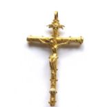 NO ONLINE BIDDING LOTS 1-30. C17th cruciform pendant, probably Spanish (receipt Christies)