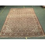 Antique Persian Tabriz carpet 3.10 X 2.33m