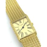 A Vacheron Constantin gold wrist watch, Geneve, stamped 750, 129 to clasp inscribed verso with