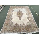 Fine antique Persian Kirman carpet circa 1920s 3.72 X 2.62m