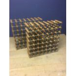 2 x 49 bottle wine racks (98 bottles)