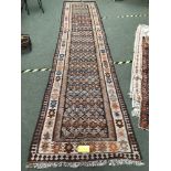 Antique Persian Senneh kilim runner circa 1920's 5.03 X 1.07m