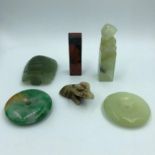 Jade items to include stone seal