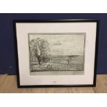 MICHAEL LYNE 1912-1989 pencil & watercolour en Grisaille 'Viewed Away' signed in pencil lower