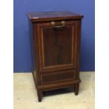 Edwardian inlaid mahogany podonium