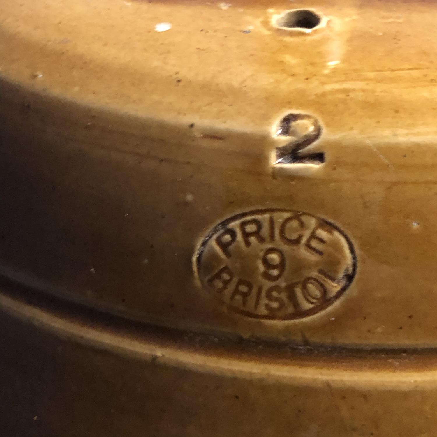 2 Similar ceramic barrel form water coolers, "one C19th by Price Bristol" converted to lamp bases ( - Image 3 of 3