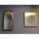 Mahogany Edwardian mirror