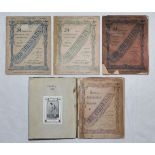 'Our Cricketers Past & Present'. Published by A.D. Jones. 1897. Selection of four scarce booklets