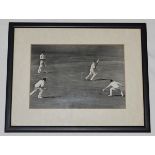 John David Benbow 'Jack' Robertson. Middlesex & England 1937-1959. Original mono photograph of