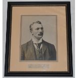 Robert Wilson Frank. Yorkshire 1889-1903. Original early sepia studio portrait photograph of