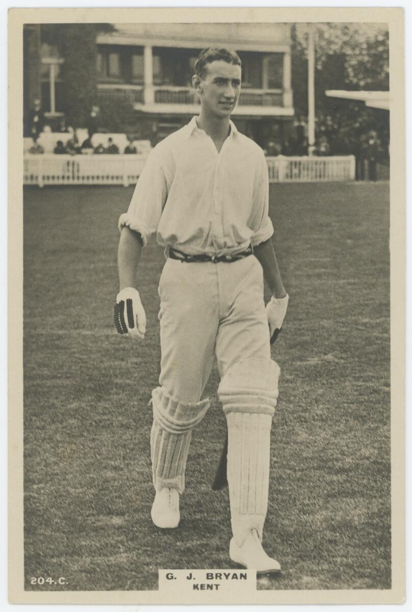 Godfrey James Bryan. Kent 1920-1935. Phillips 'Pinnace' premium issue cabinet size mono real