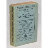 John Wisden's Rugby Football Almanack 1925-26. Edited by C. Stewart Caine. Scarce third and final