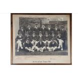 Australia tour of England 1926. Large and impressive official sepia photograph of the Australian