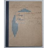 George Neville Weston. Cricket historian. A large scrapbook from Weston's own collection. The