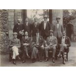 Kent C.C.C. 'Amateurs' 1902. Early official mono photograph of the Kent amateur players seated and