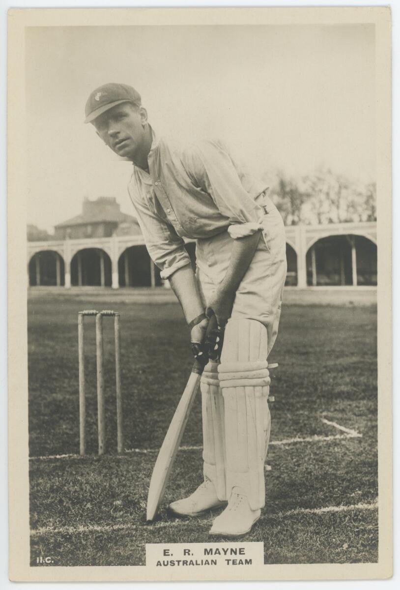 Edgar Richard 'Ernie' Mayne. South Australia, Victoria & Australia 1906-1926. Phillips 'Pinnace'